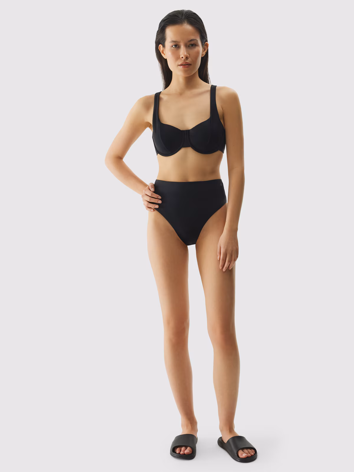 Góra od bikini damska - czarna