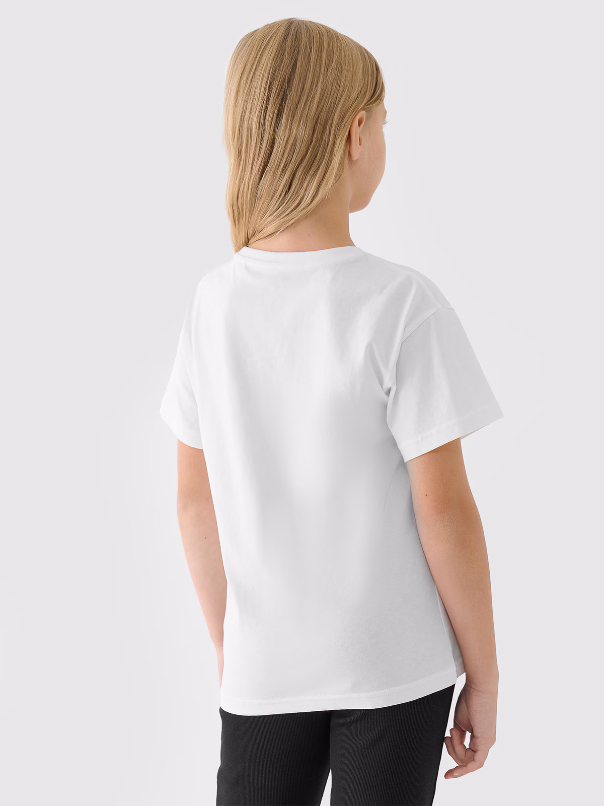 T-shirt gładki (2-pack) dziecięcy - multikolor