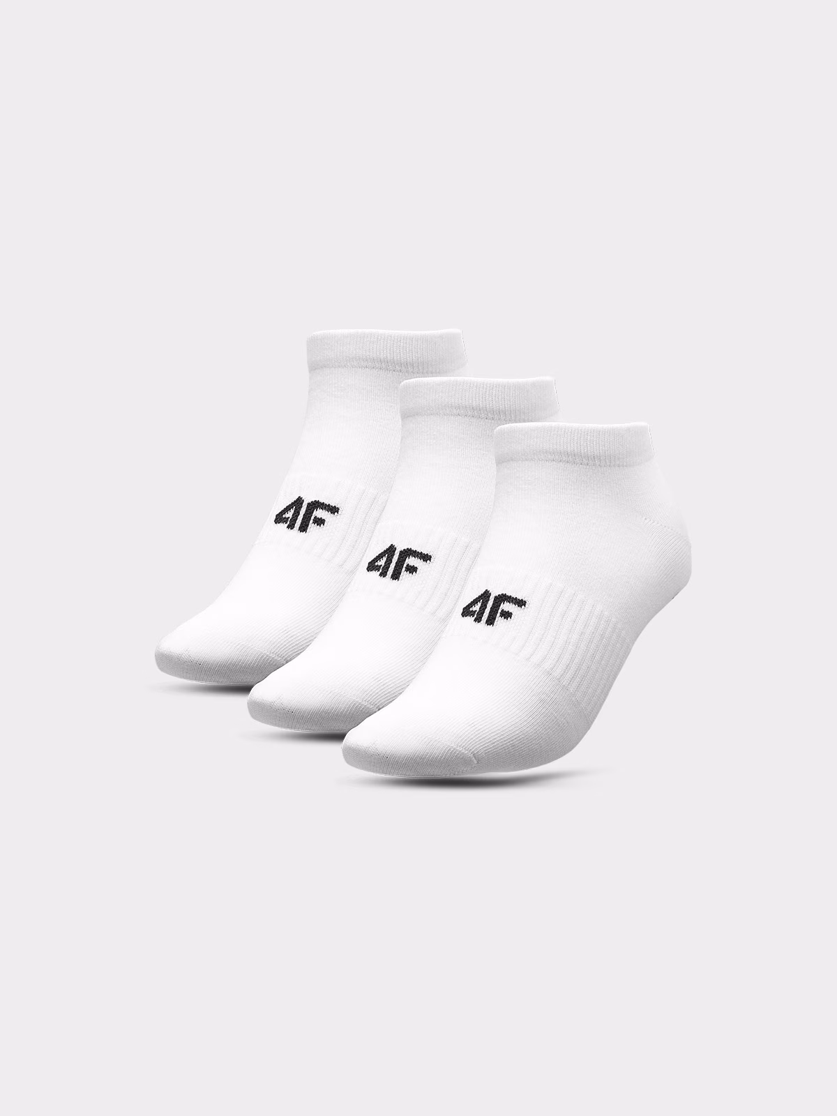 Skarpety casual przed kostkę (3-pack) damskie - czarne