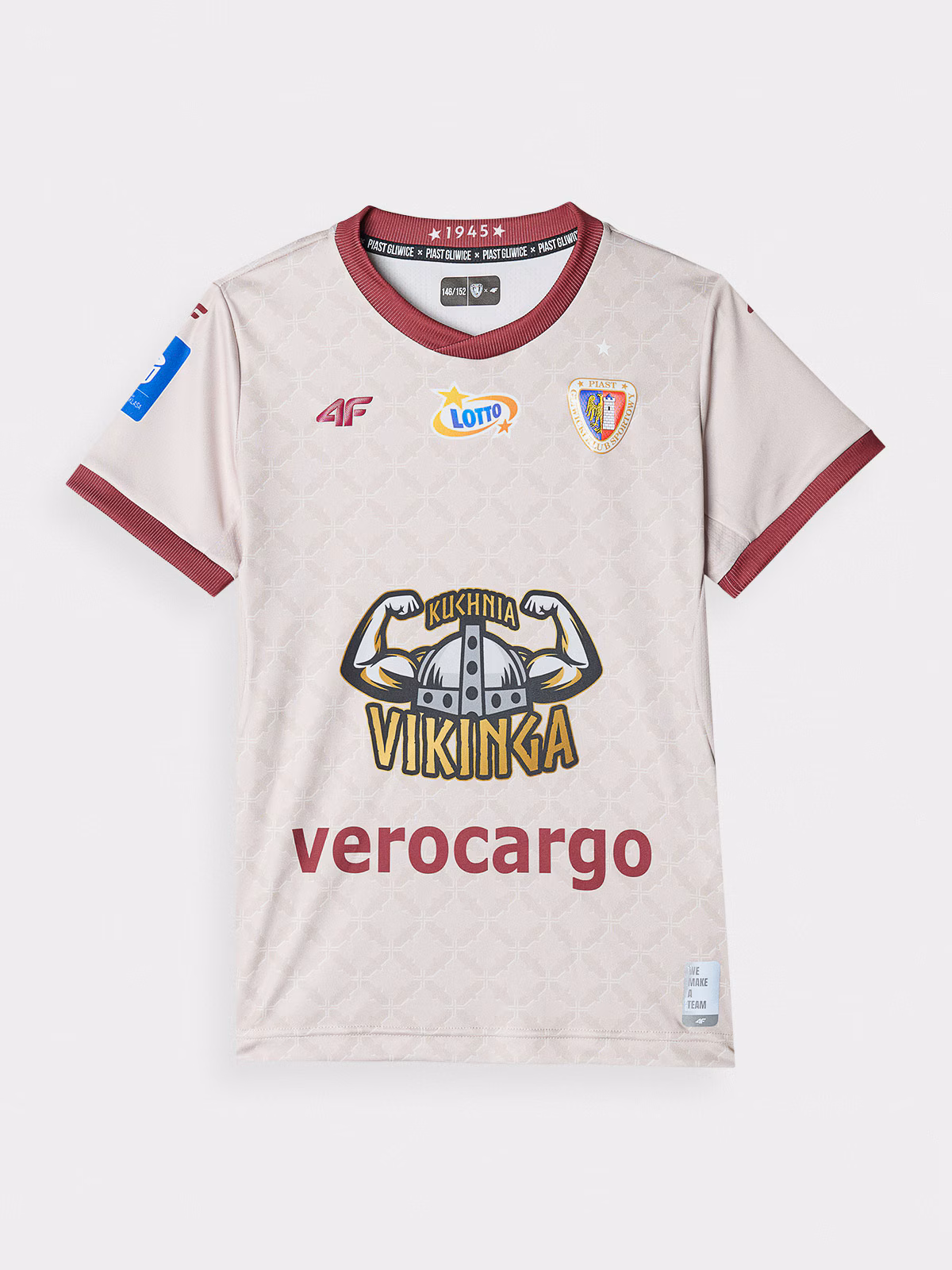 Trzecia koszulka klubowa z sezonu 2024/25 chłopięca 4F x Piast Gliwice - multikolor