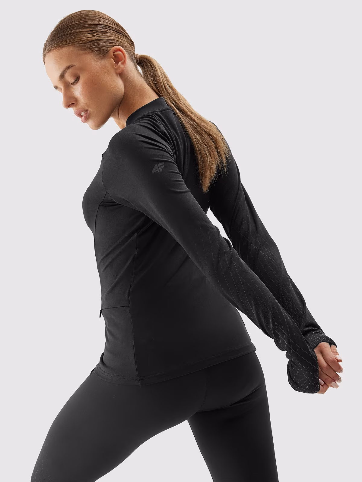 Longsleeve do biegania szybkoschnący damski