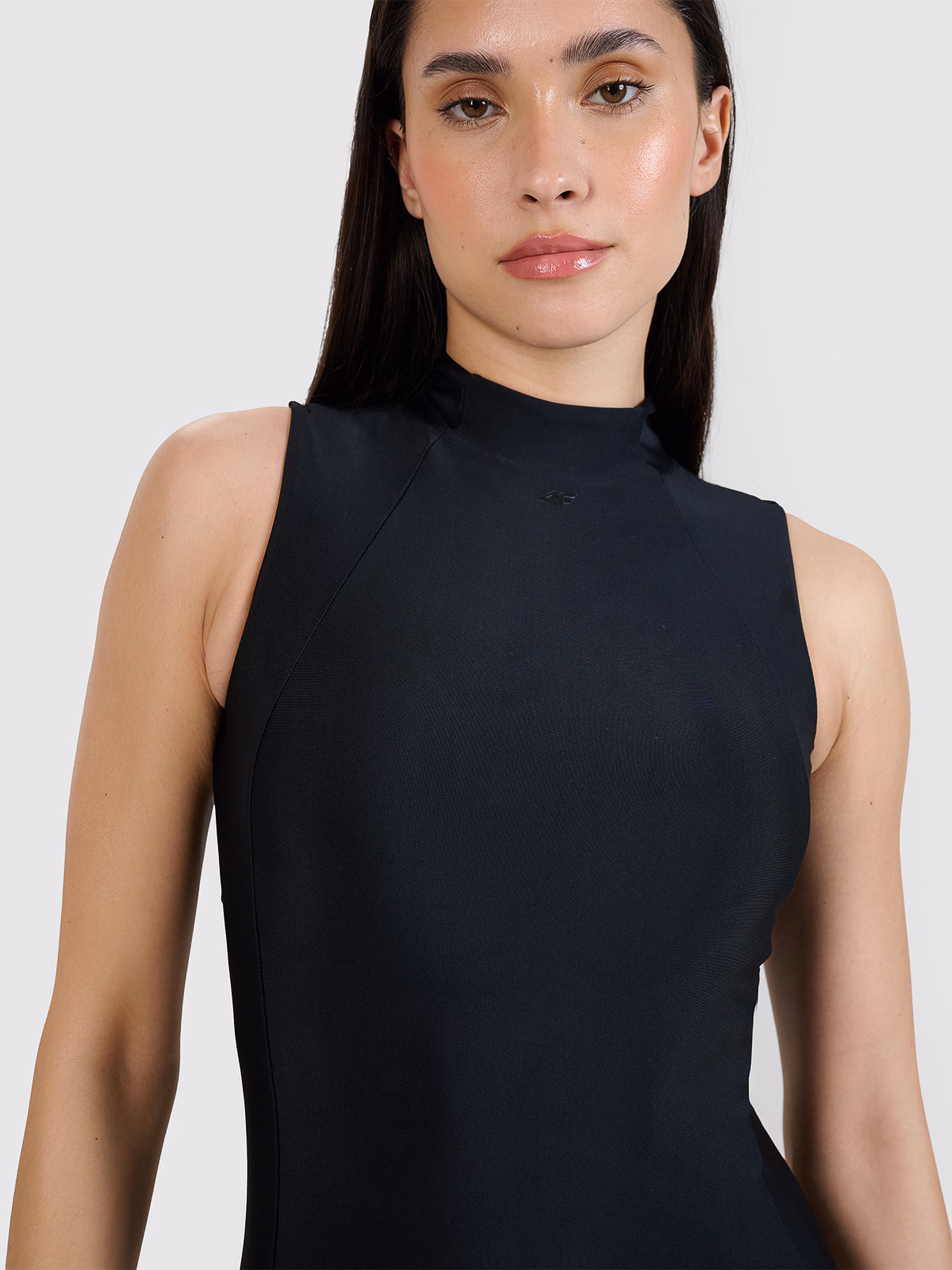 Kostium kąpielowy jednoczęściowy damski - czarny