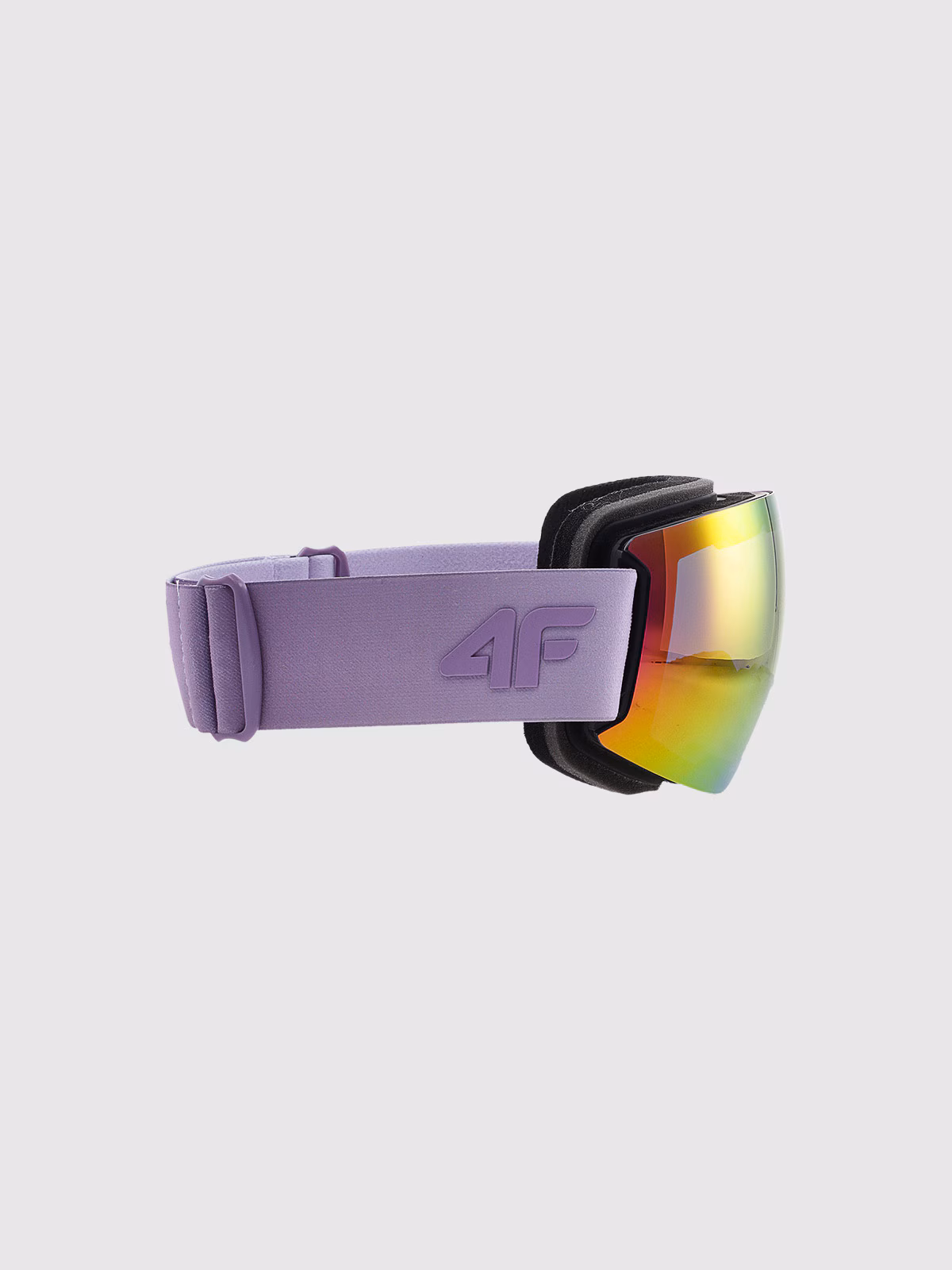 Gogle narciarskie z multibarwną powłoką uniseks - fioletowe