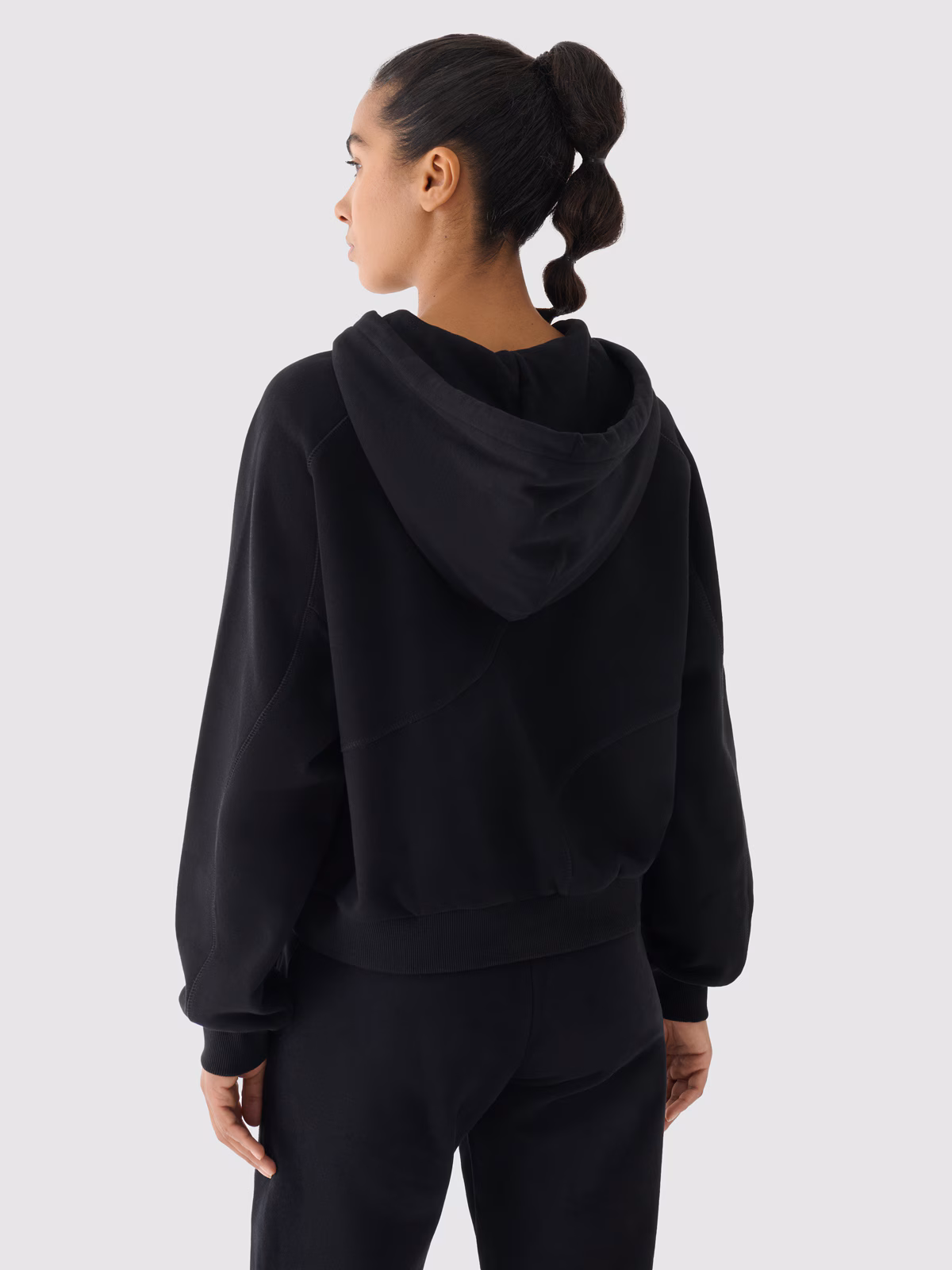 Bluza dresowa z kapturem damska 4F x Anna Lewandowska - beżowa