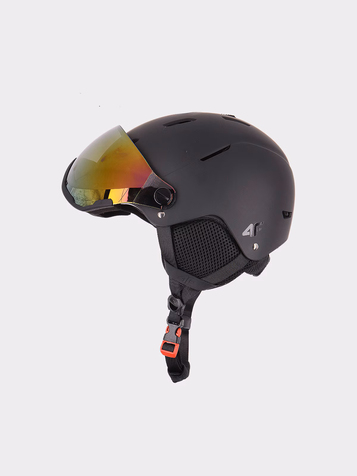 Kask narciarski z goglami dziecięcy - biały