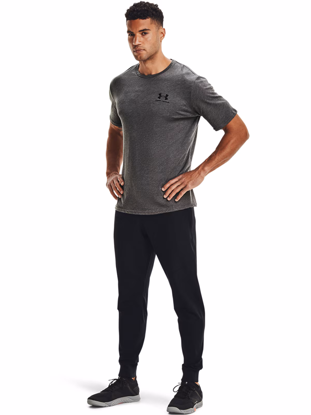 T-shirt męski Under Armour UA M Sportstyle Lc Ss - szary