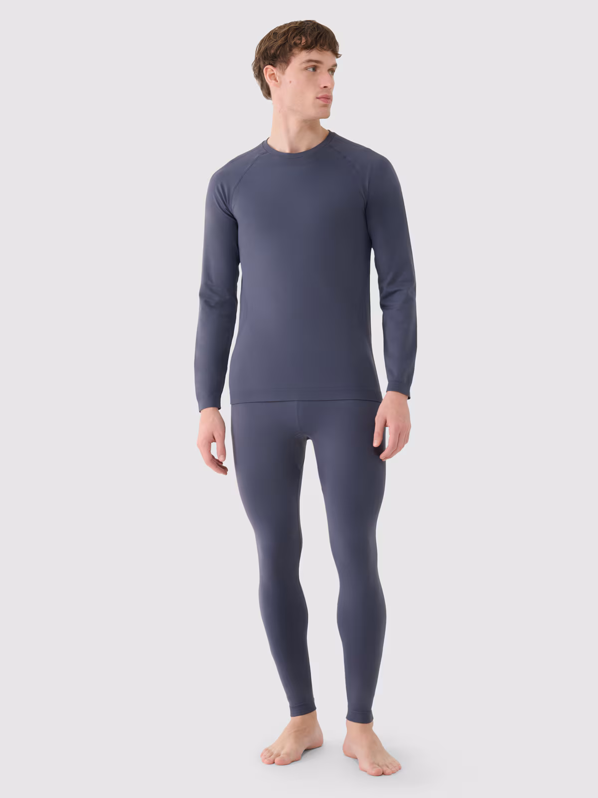 Bielizna termoaktywna bezszwowa (dół) męska - szara