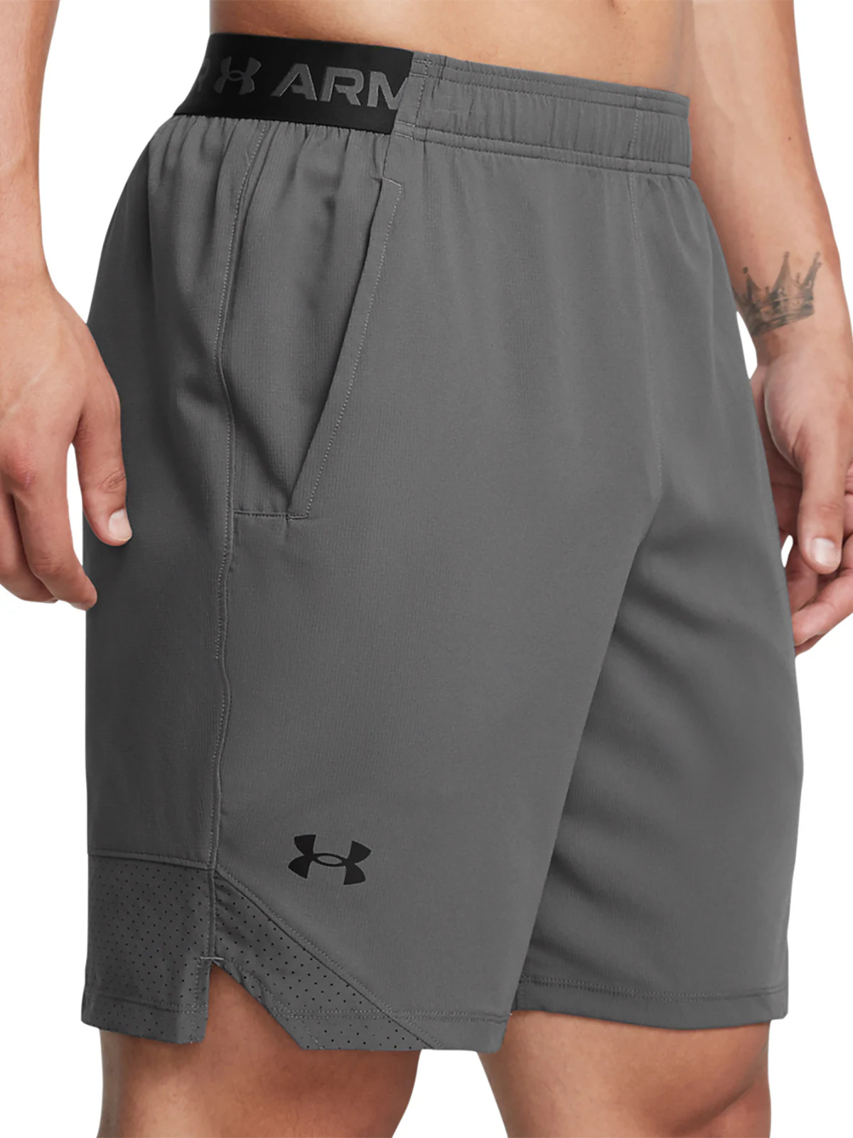 Spodenki treningowe męskie Under Armour UA Vanish Woven 8in Shorts - szare