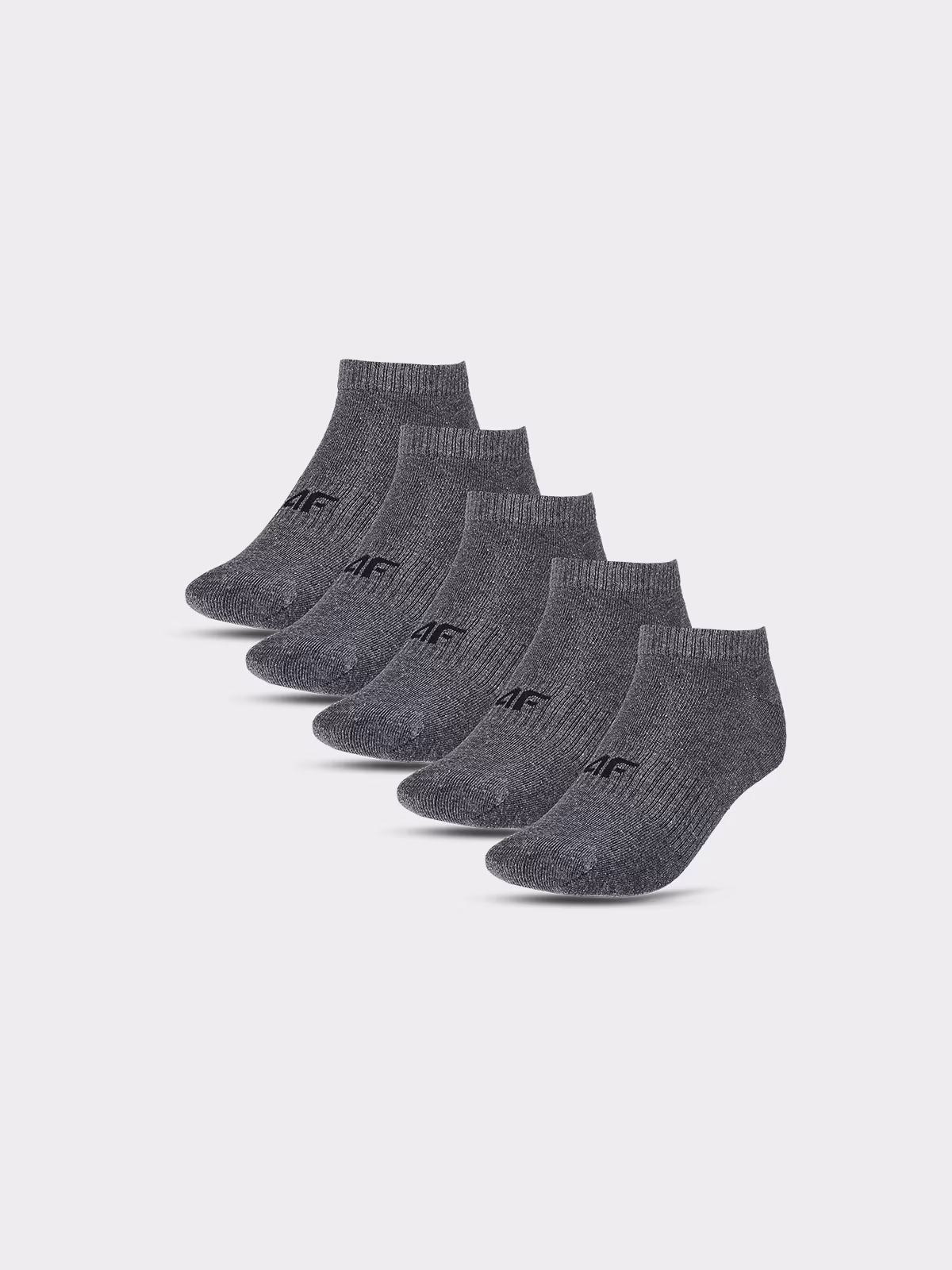Skarpetki casual przed kostkę (5-pack) chłopięce - białe