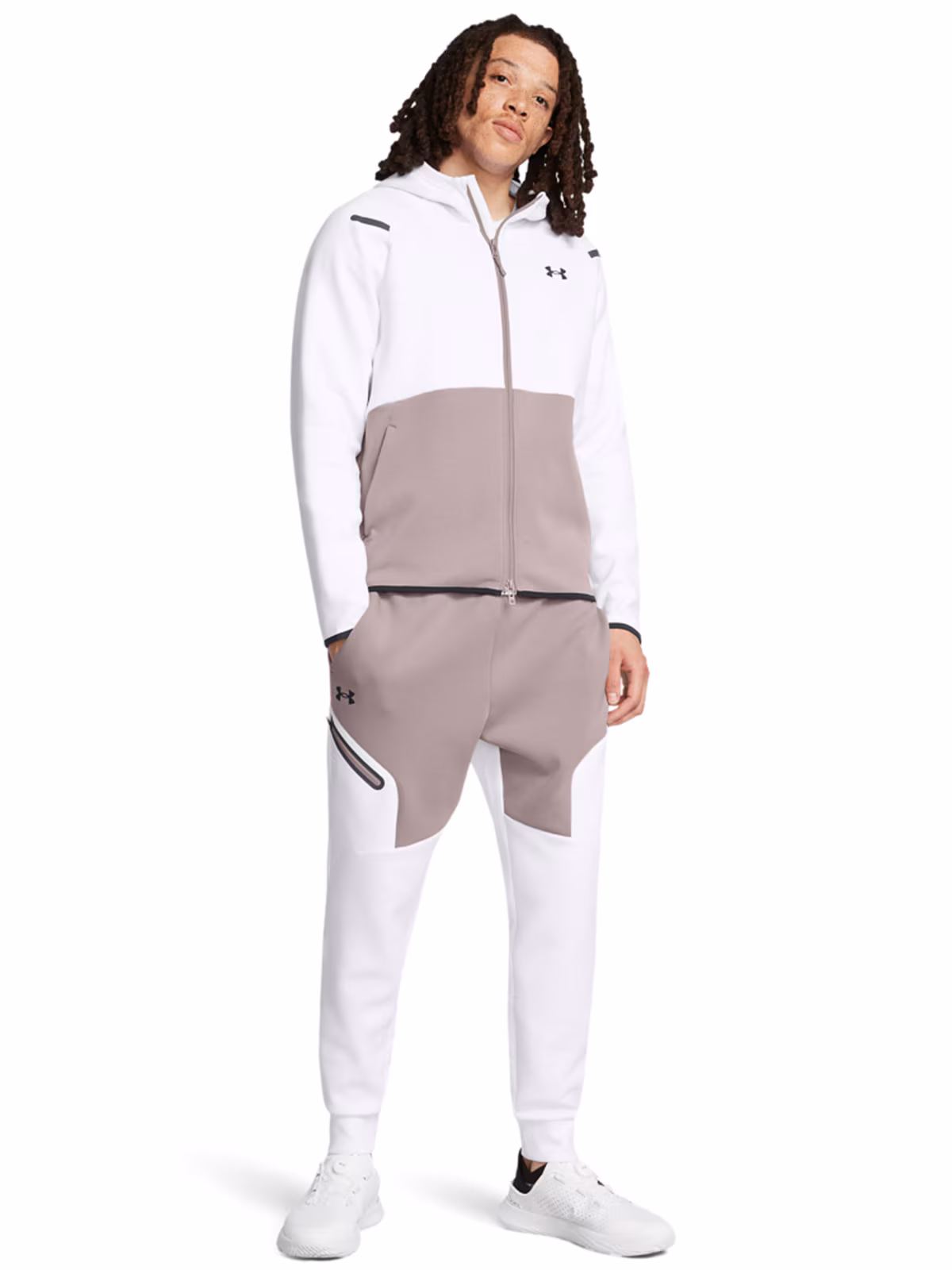 Bluza dresowa męska Under Armour UA Unstoppable Flc Fz Hd Eu - multikolor