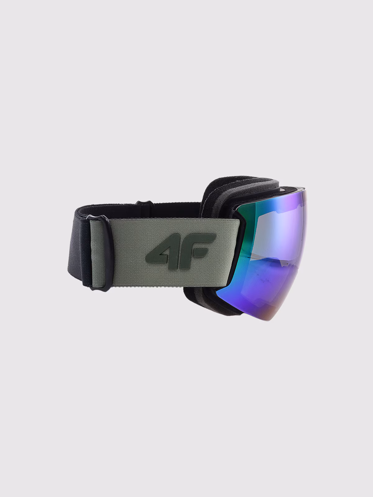 Gogle narciarskie z multibarwną powłoką uniseks - fioletowe
