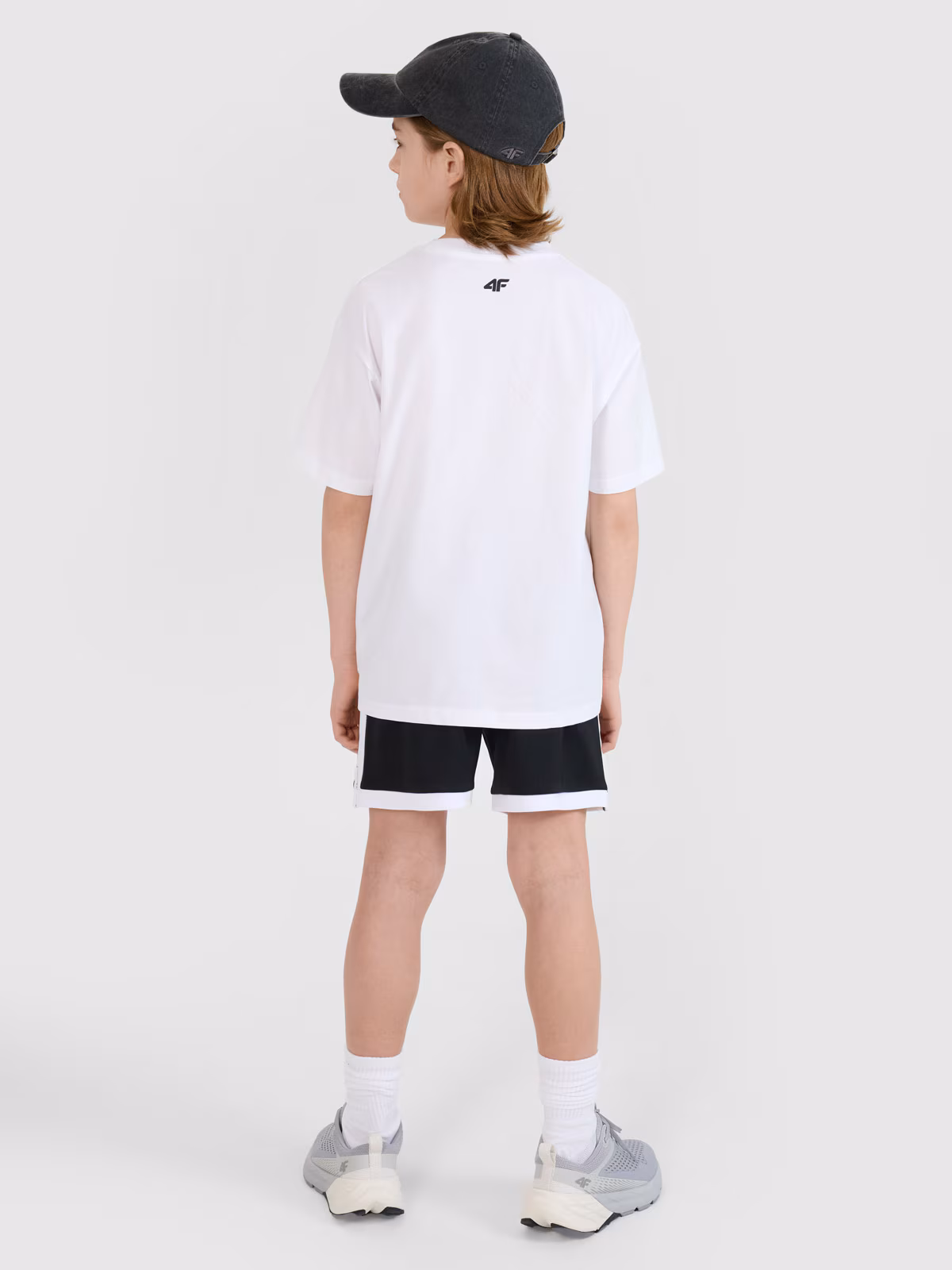 Komplet sportowy na WF (koszulka+spodenki+worek) dziecięcy - czarny