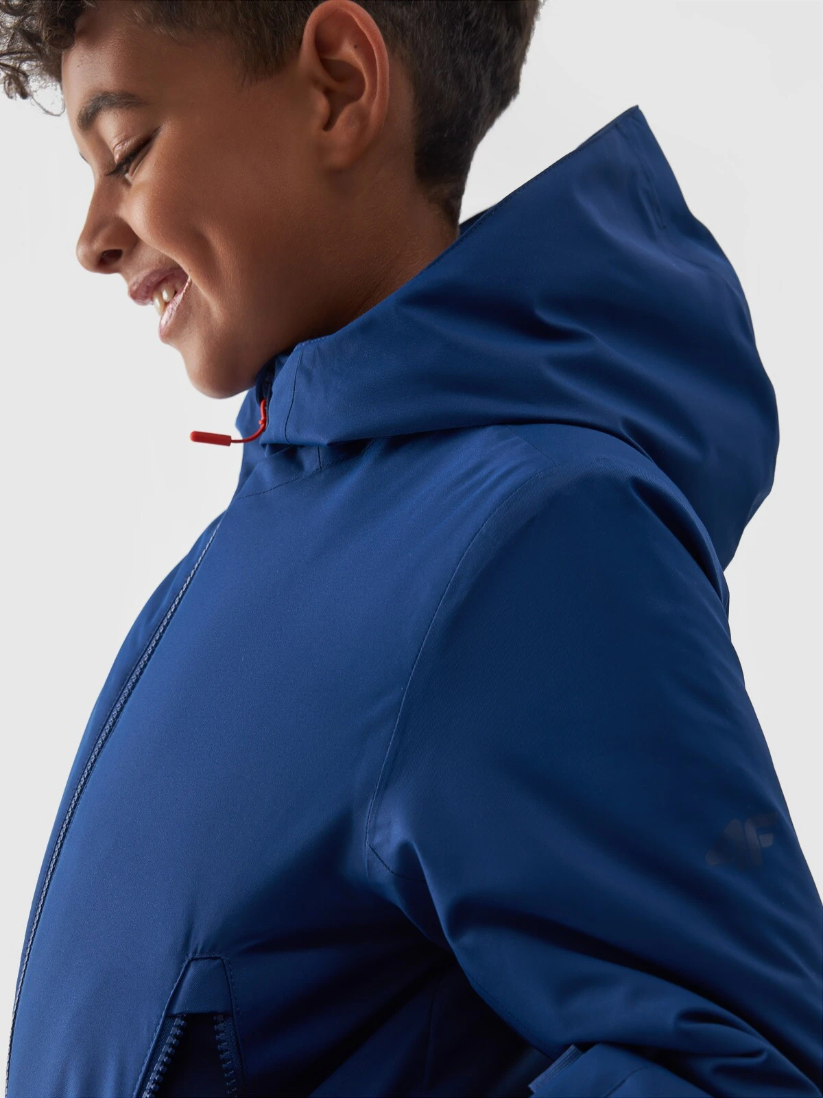 Kurtka narciarska membrana 5000 chłopięca - granatowa