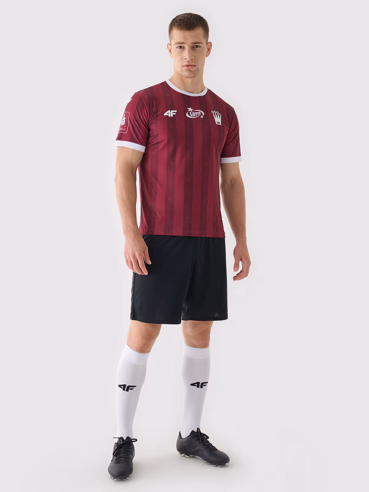 Koszulka klubowa domowa z sezonu 2024/25 męska 4F x Korona Kielce - multikolor