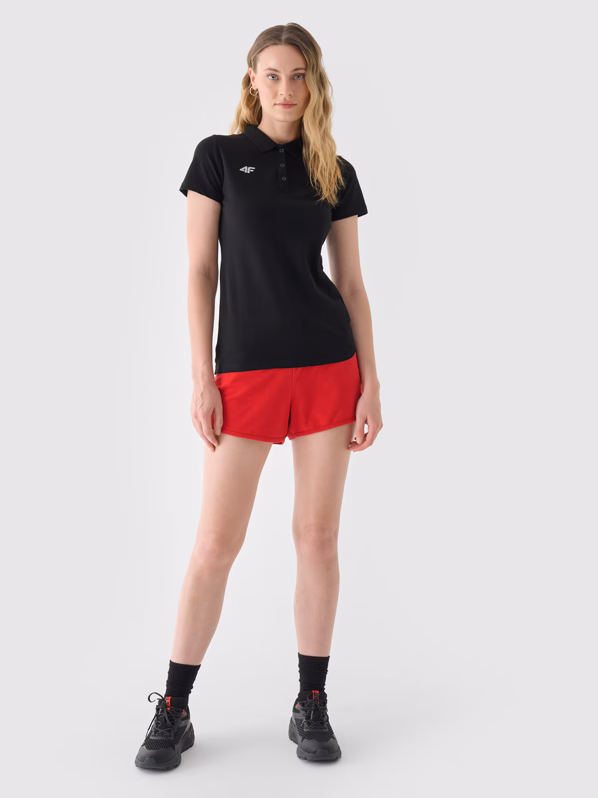 Spodenki dresowe damskie - granatowe