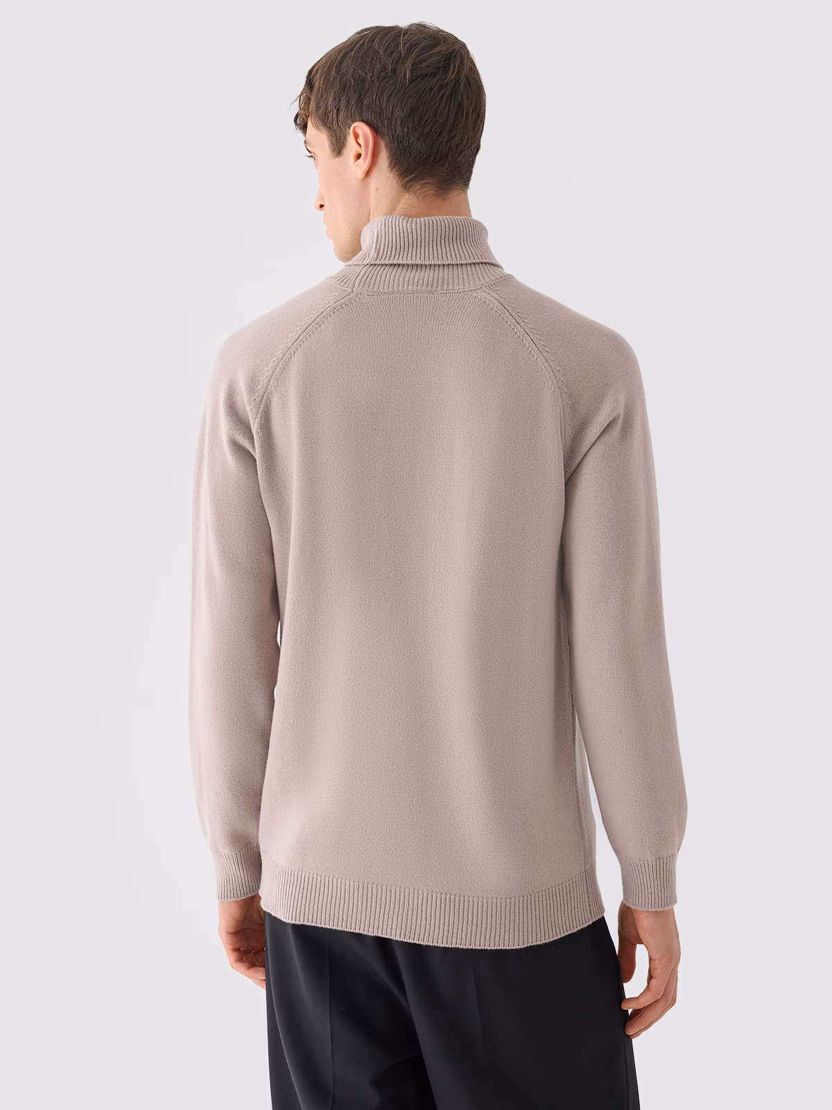 Golf wełniany męski Outhorn - czarny