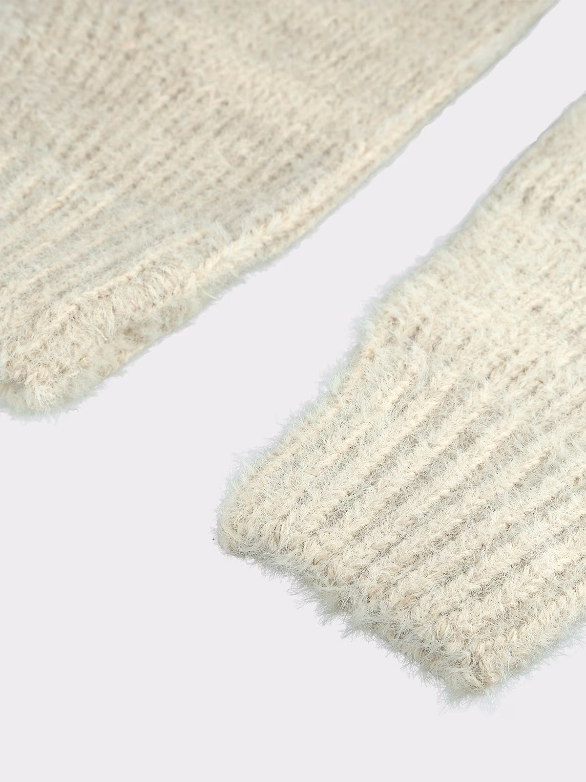 Rękawiczki z wełną damskie Outhorn - beżowe