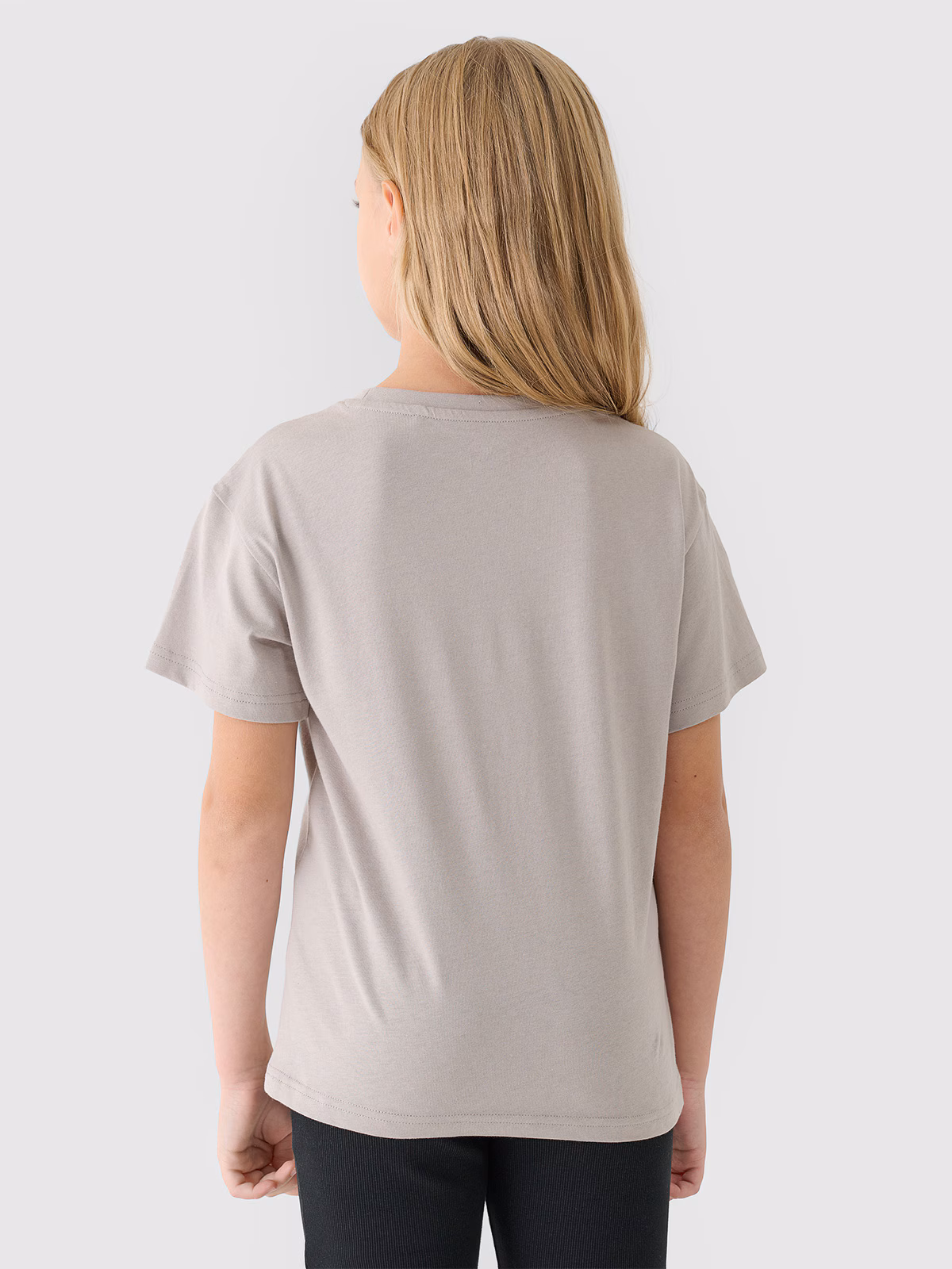 T-shirt gładki (2-pack) dziecięcy - multikolor