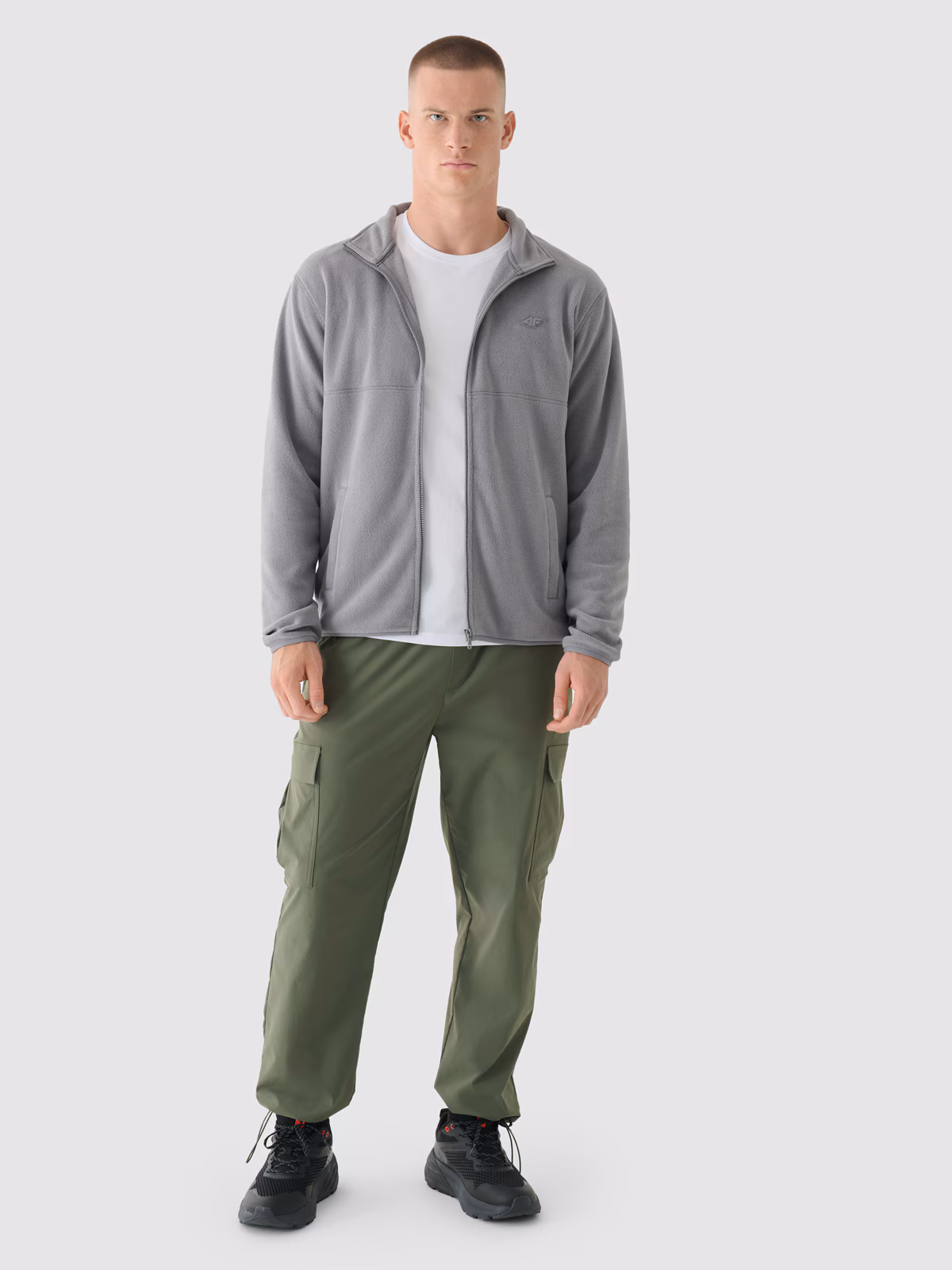 Polar regular ze stójką męski - czarny