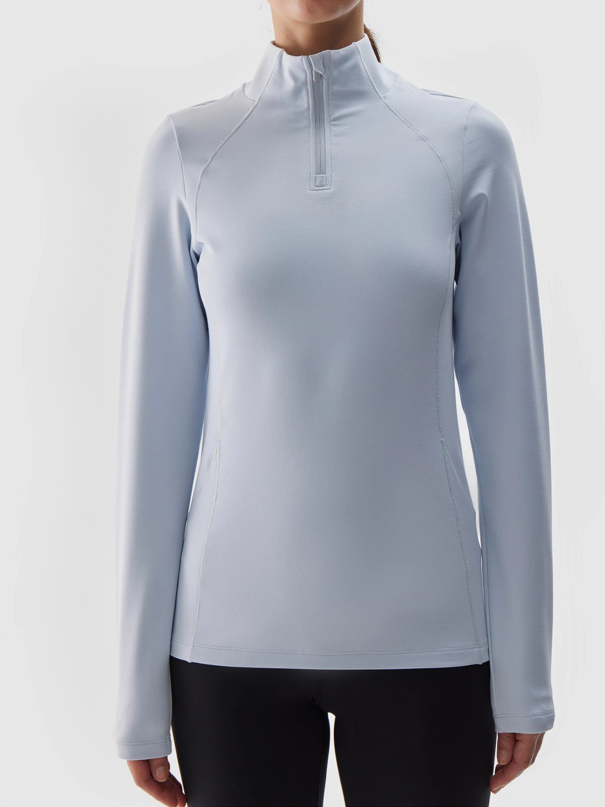 Bielizna termiczna drapana (góra) damska - niebieska