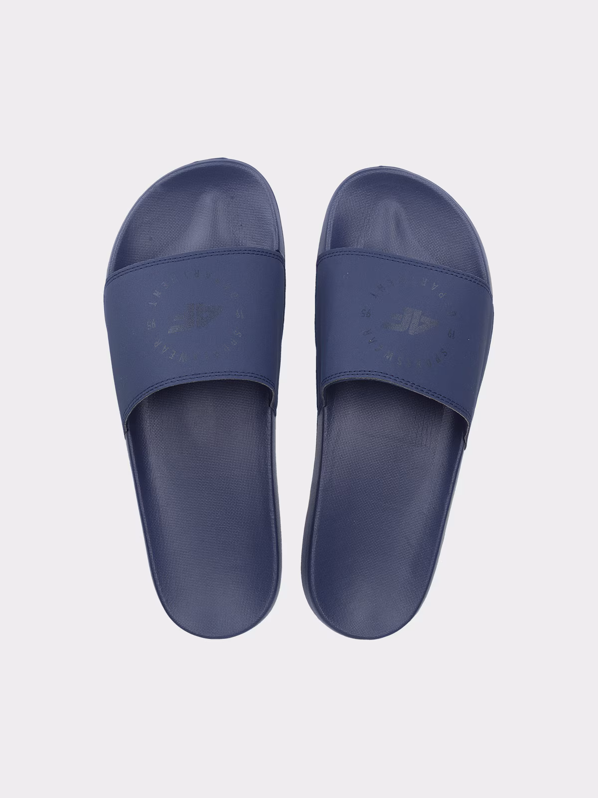Klapki męskie - granatowe