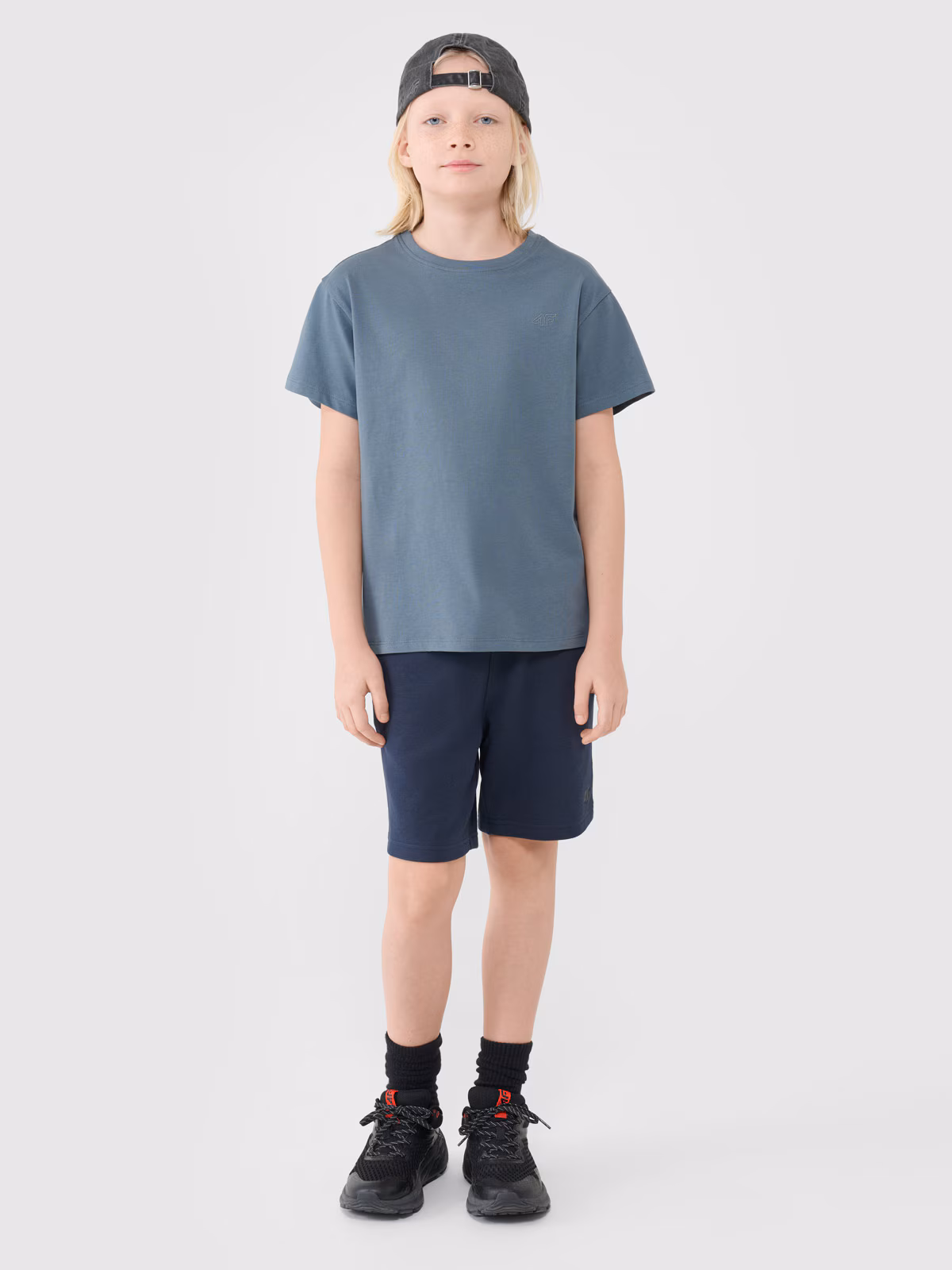 Spodenki dresowe chłopięce - granatowe