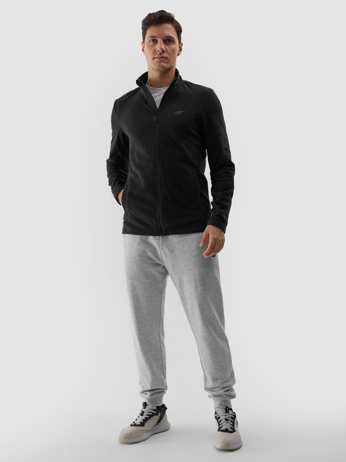 Polar ze stójką regular męski - turkusowy