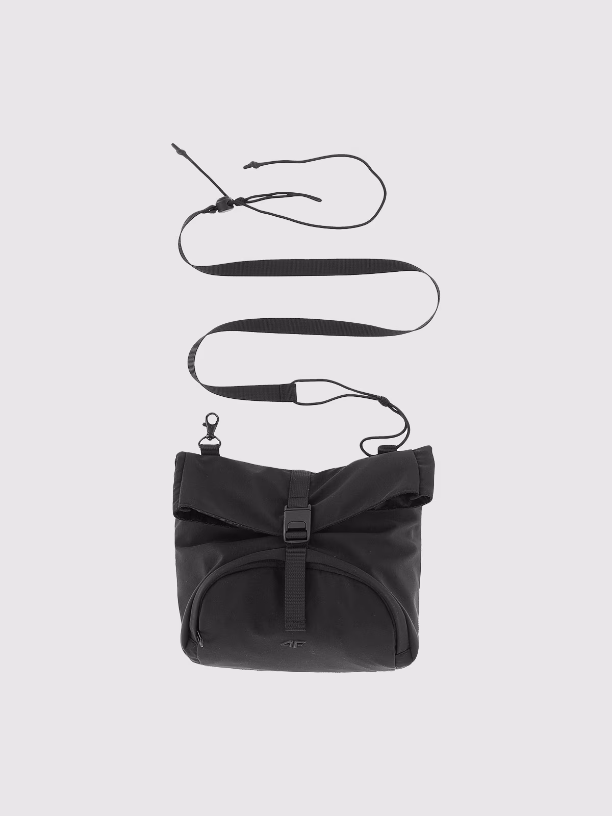 Saszetka crossbody uniseks - czarna