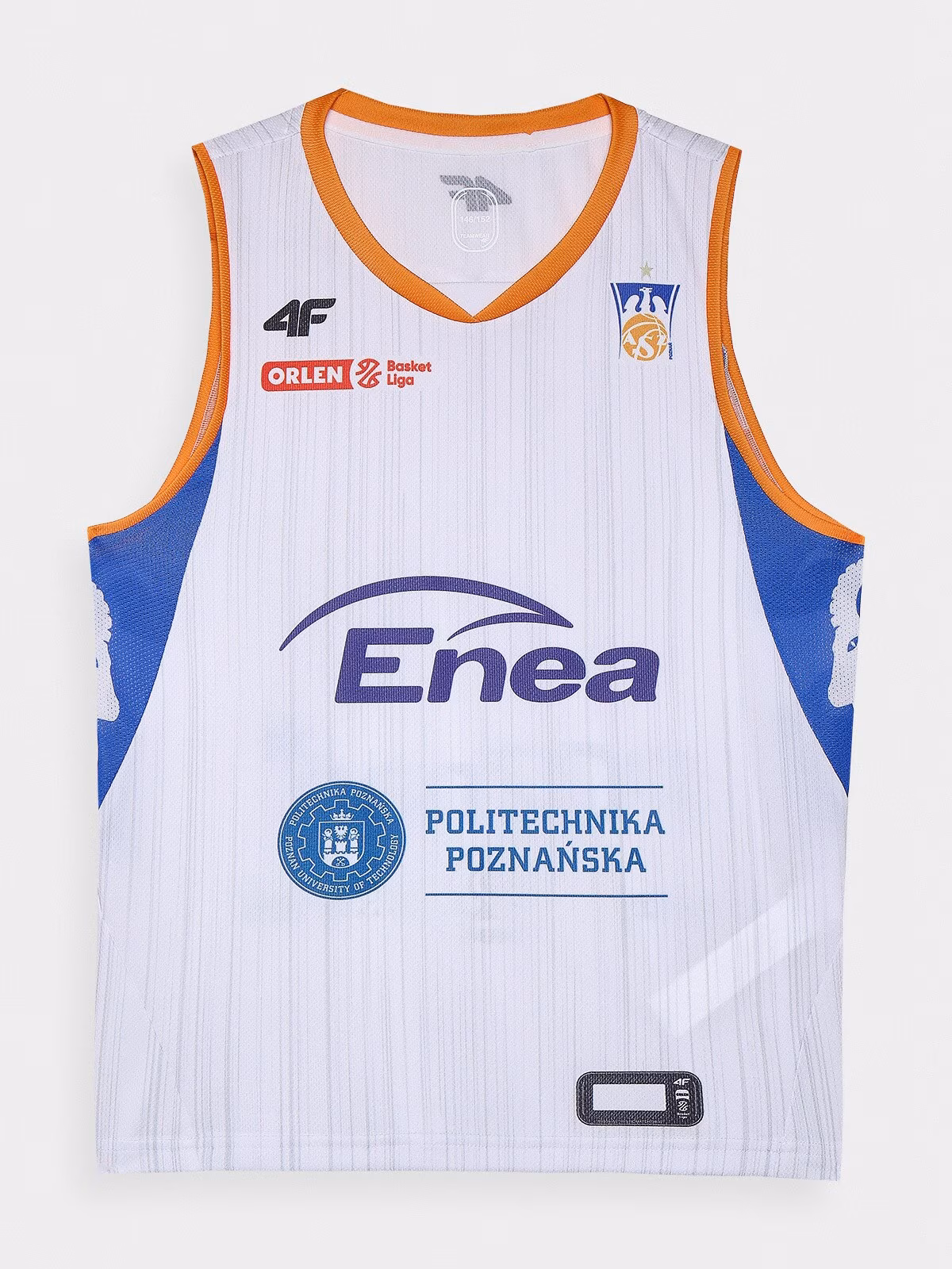 Tank top replika wyjazdowy z sezonu 2023/24 dziecięcy 4F Enea AZS Politechnika Poznań - multikolor