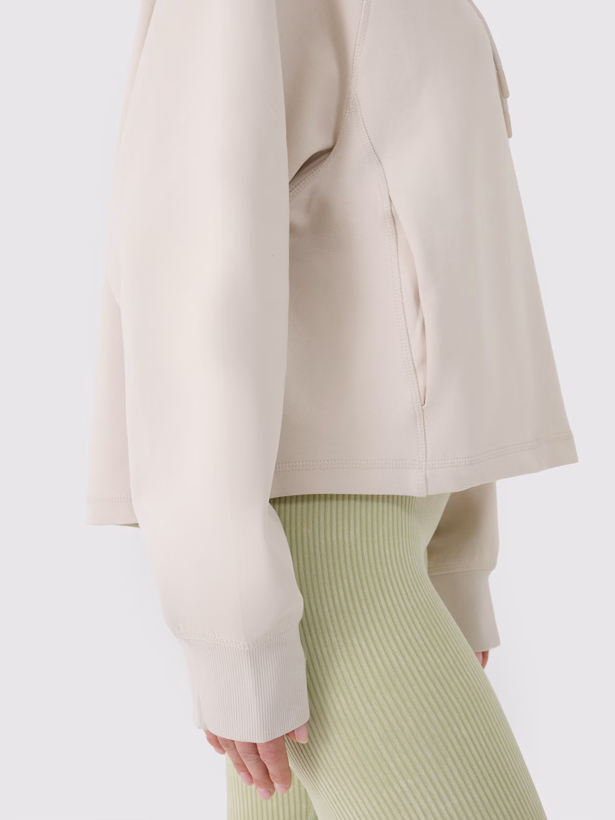 Bluza dresowa nierozpinana z kapturem damska - fioletowa