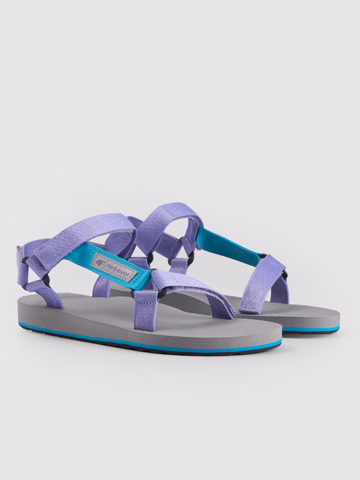 Sandały damskie - fioletowe