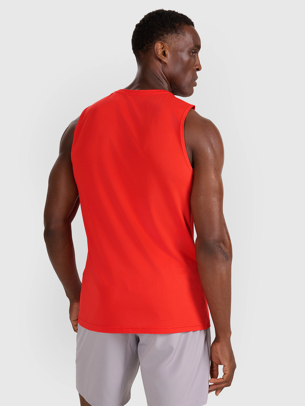 Tank top treningowy szybkoschnący męski - zielony