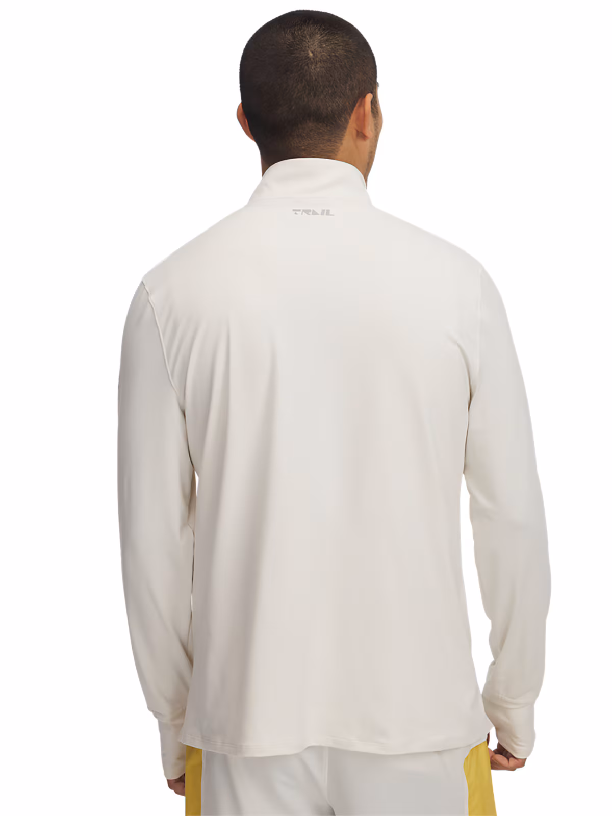 Longsleeve do biegania męski Under Armour UA Trail Run Quarter Zip - beżowy