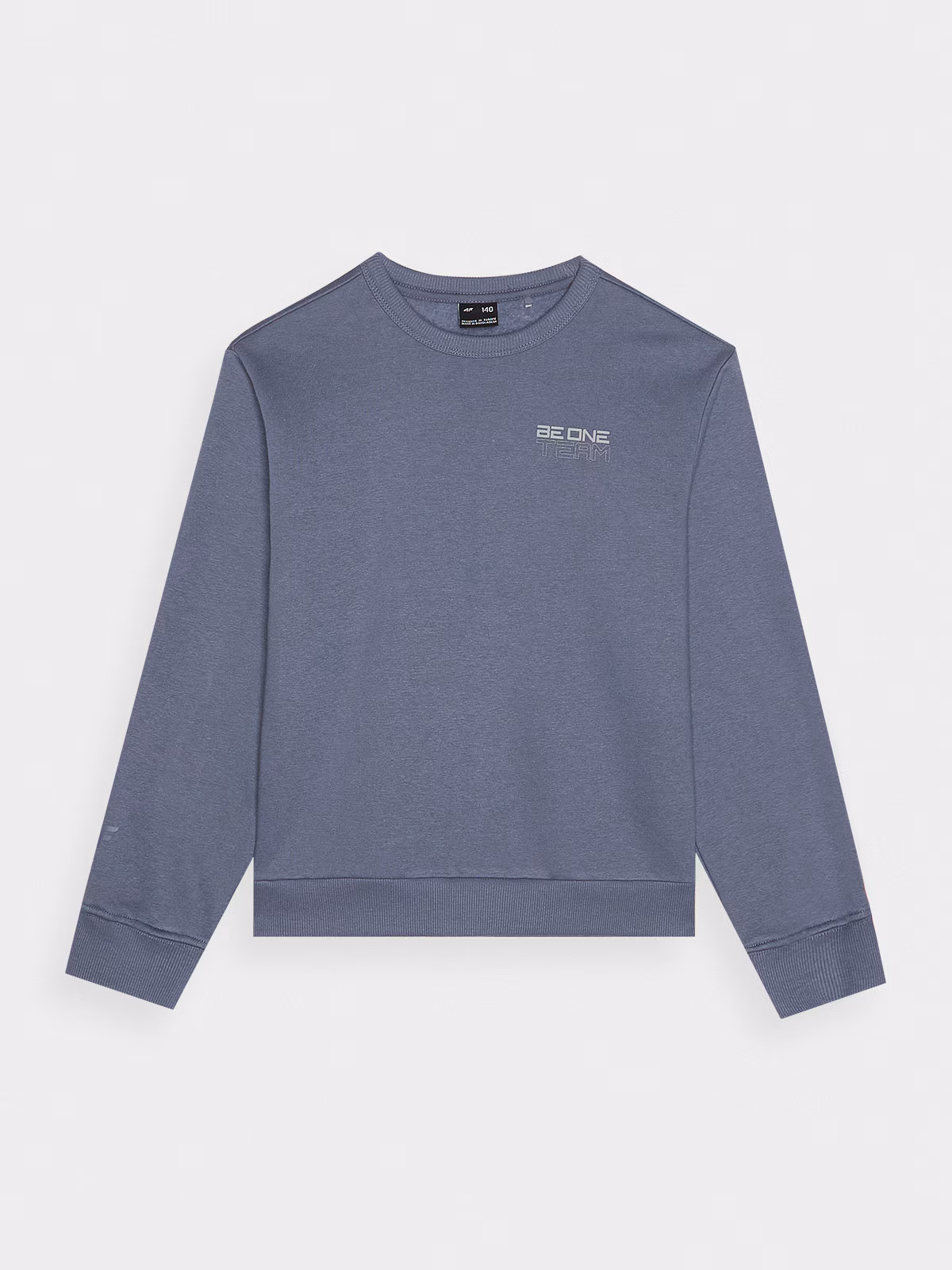 Bluza dresowa nierozpinana bez kaptura chłopięca - granatowa