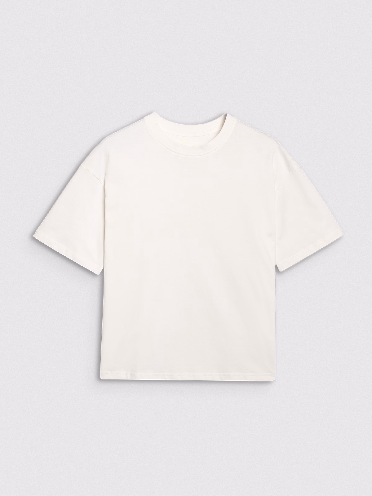 T-shirt oversize z nadrukiem damski - multikolor