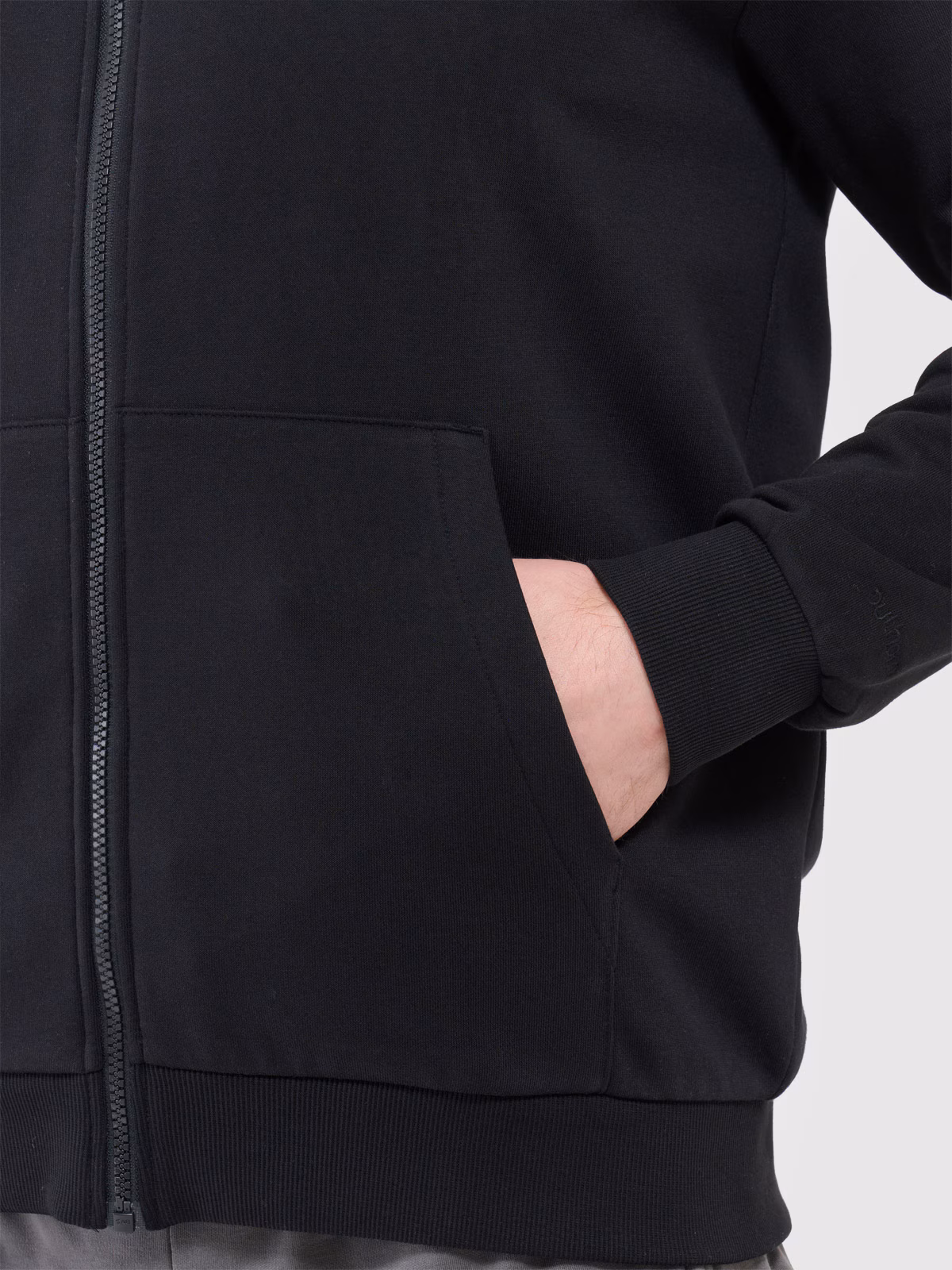 Bluza dresowa rozpinana z kapturem męska Outhorn - czarna