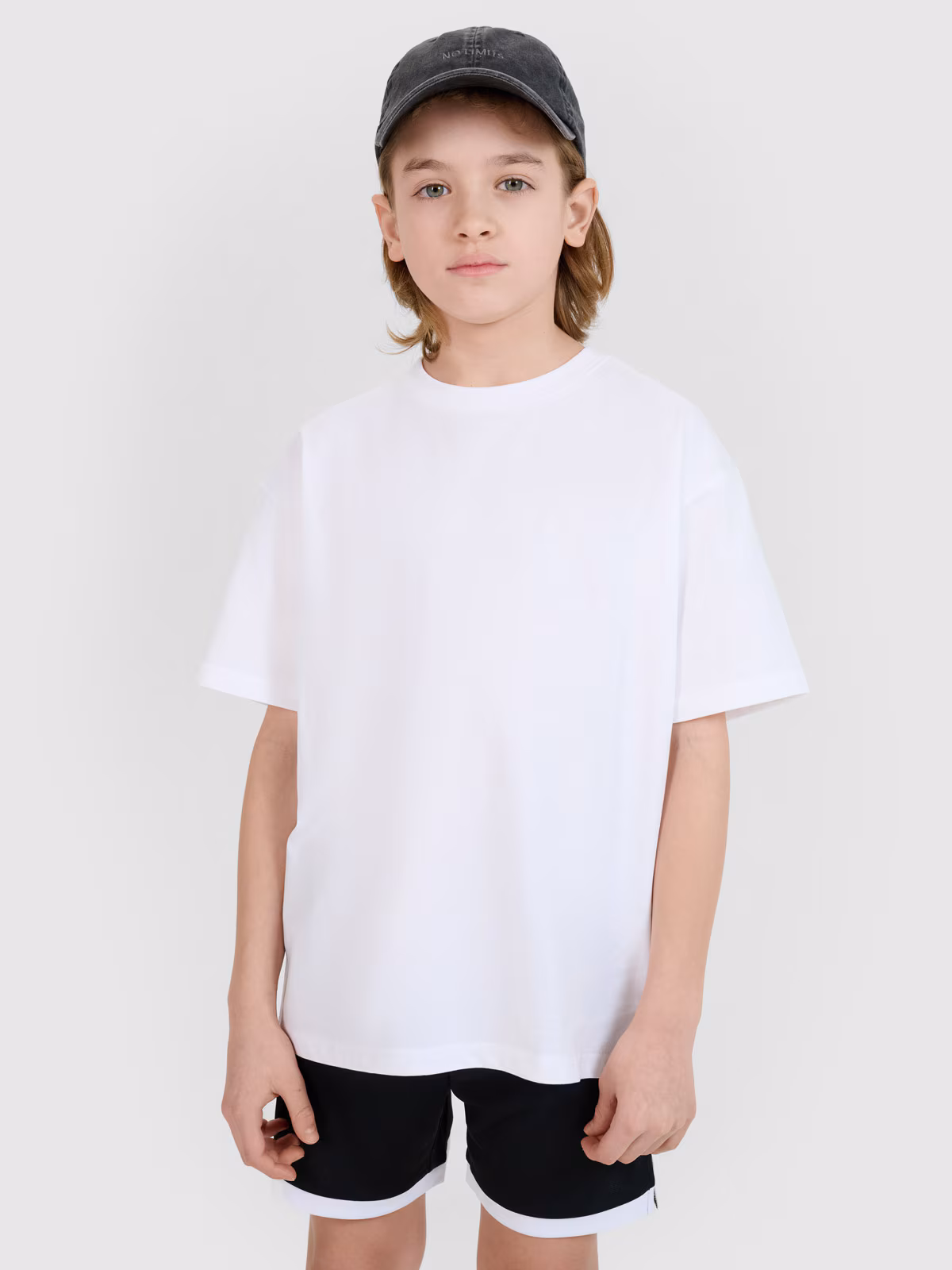 Komplet sportowy na WF (koszulka+spodenki+worek) dziecięcy - czarny