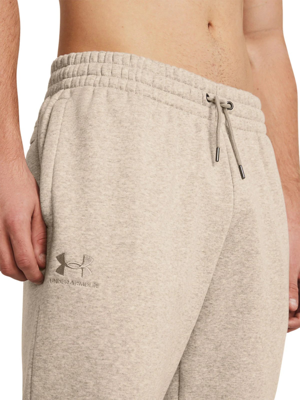 Spodnie dresowe męskie Under Armour UA Essential Fleece Jogger - szare
