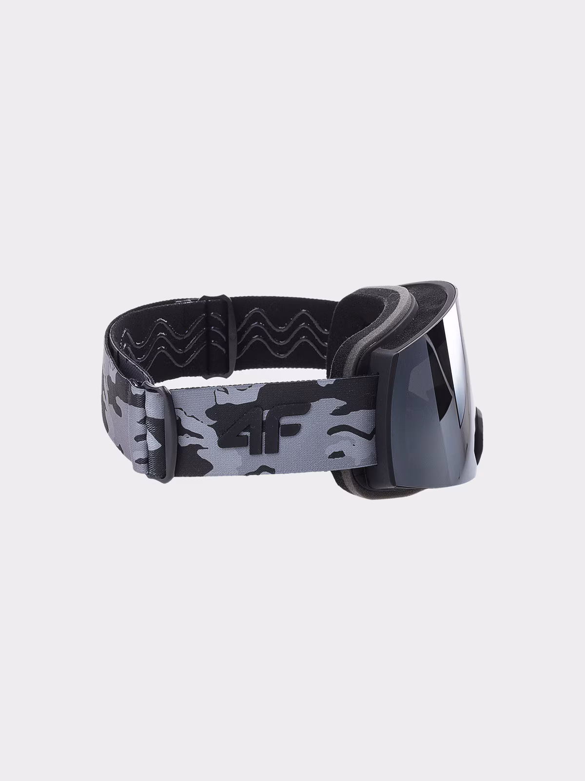 Gogle narciarskie z lustrzaną powłoką chłopięce - szare