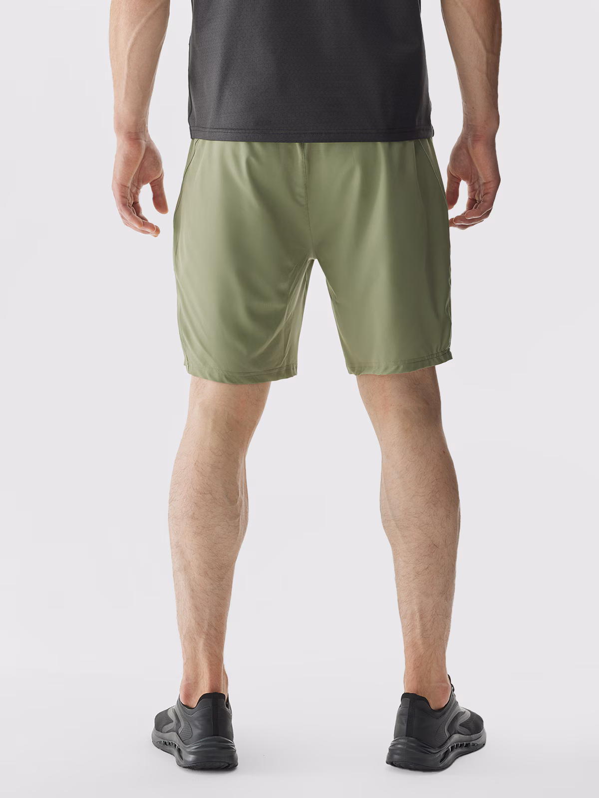 Spodenki treningowe regular szybkoschnące męskie - szare