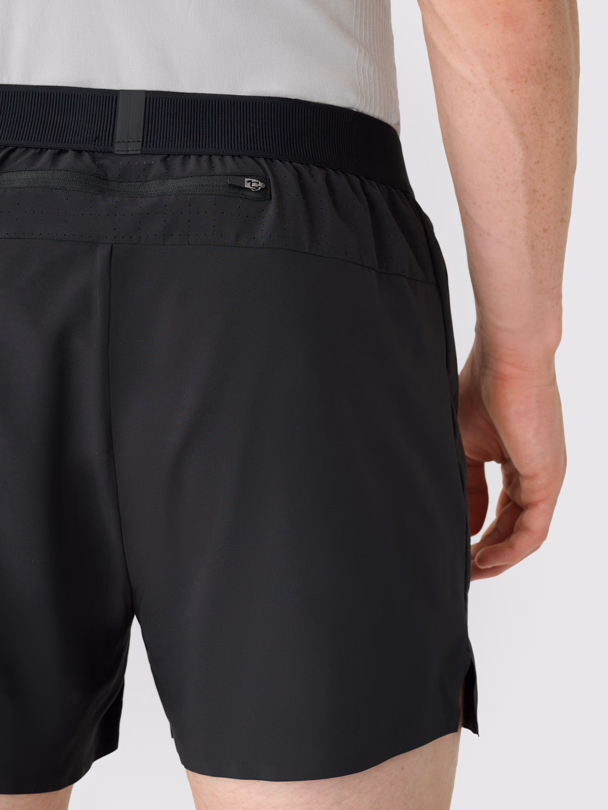 Spodenki do biegania szybkoschnące męskie - fioletowe