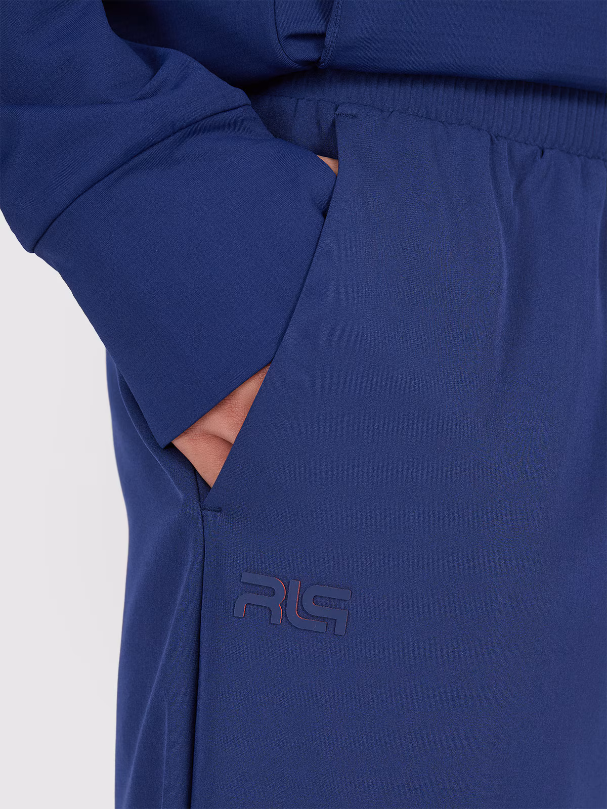 Spodnie treningowe szybkoschnące męskie 4F x Robert Lewandowski - granatowe