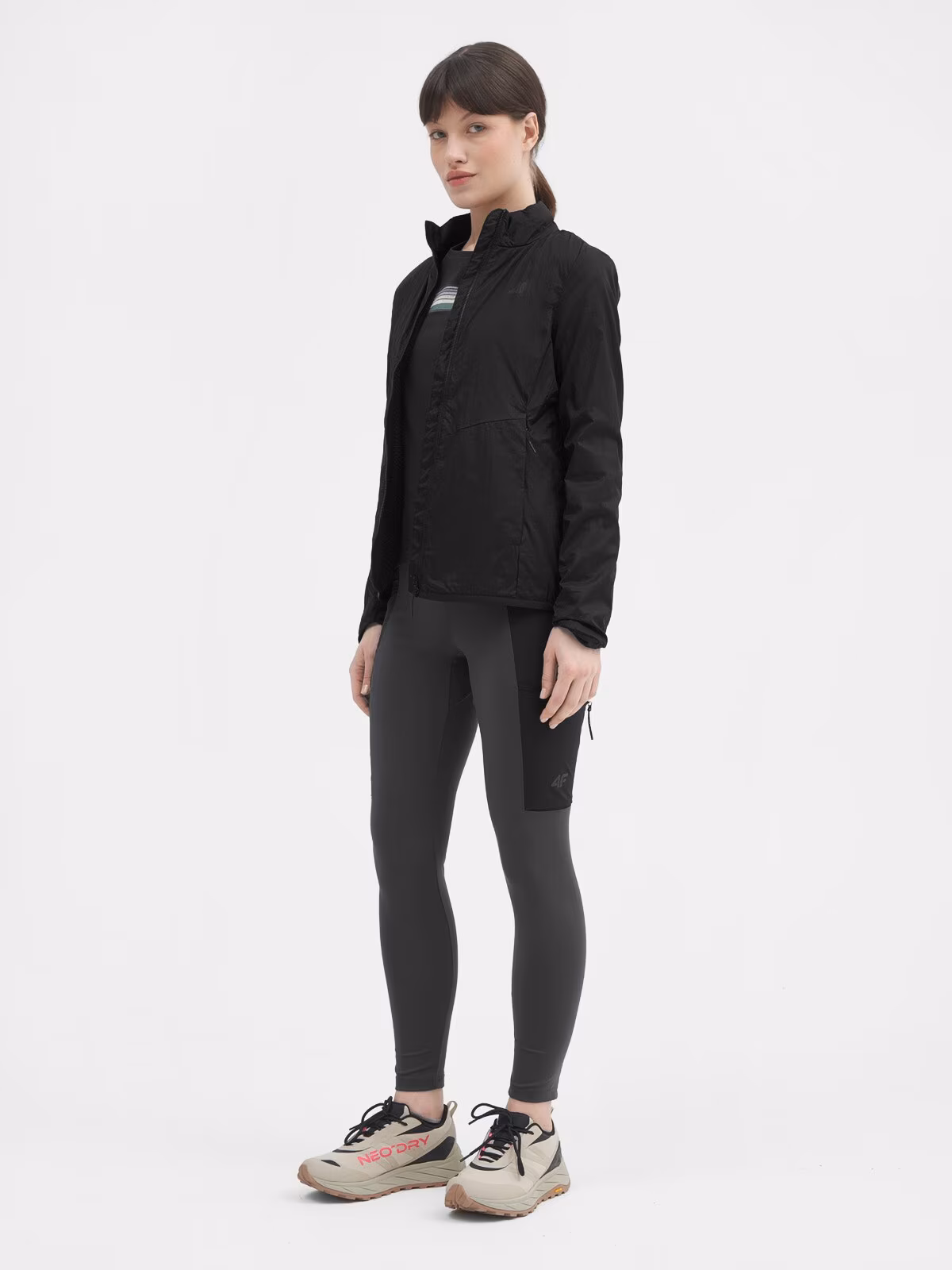 Kurtka trekkingowa PrimaLoft® Active damska - czarna