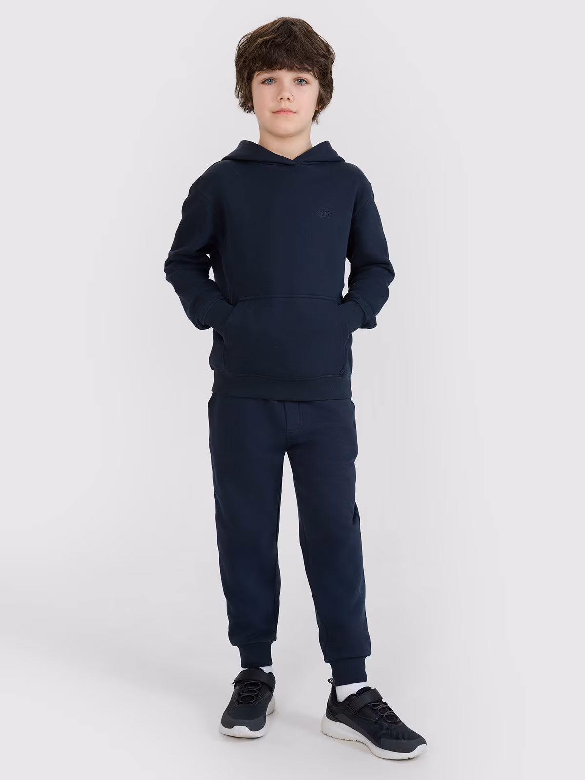 Spodnie dresowe joggery chłopięce - czarne