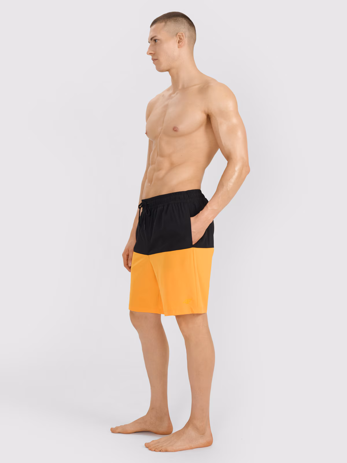 Spodenki plażowe męskie - niebieskie