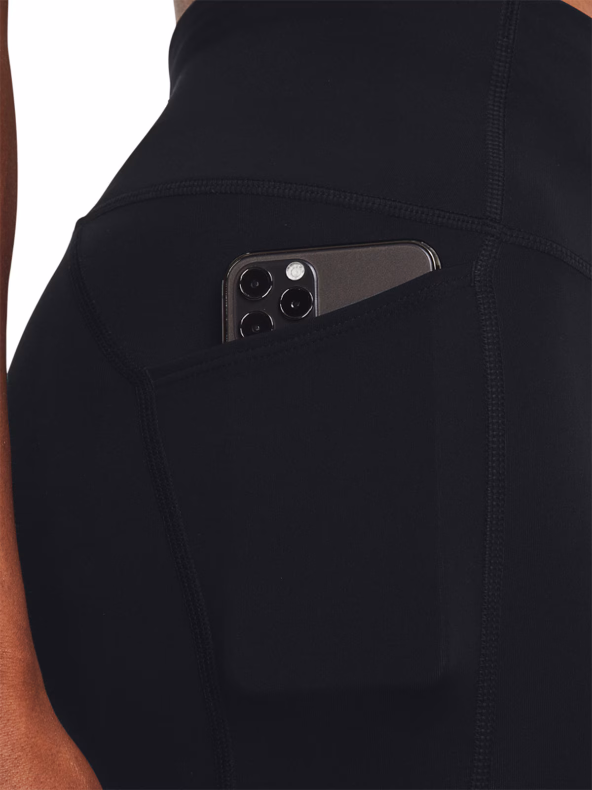 Legginsy do biegania damskie Under Armour UA Launch Ankle Tights - czarne