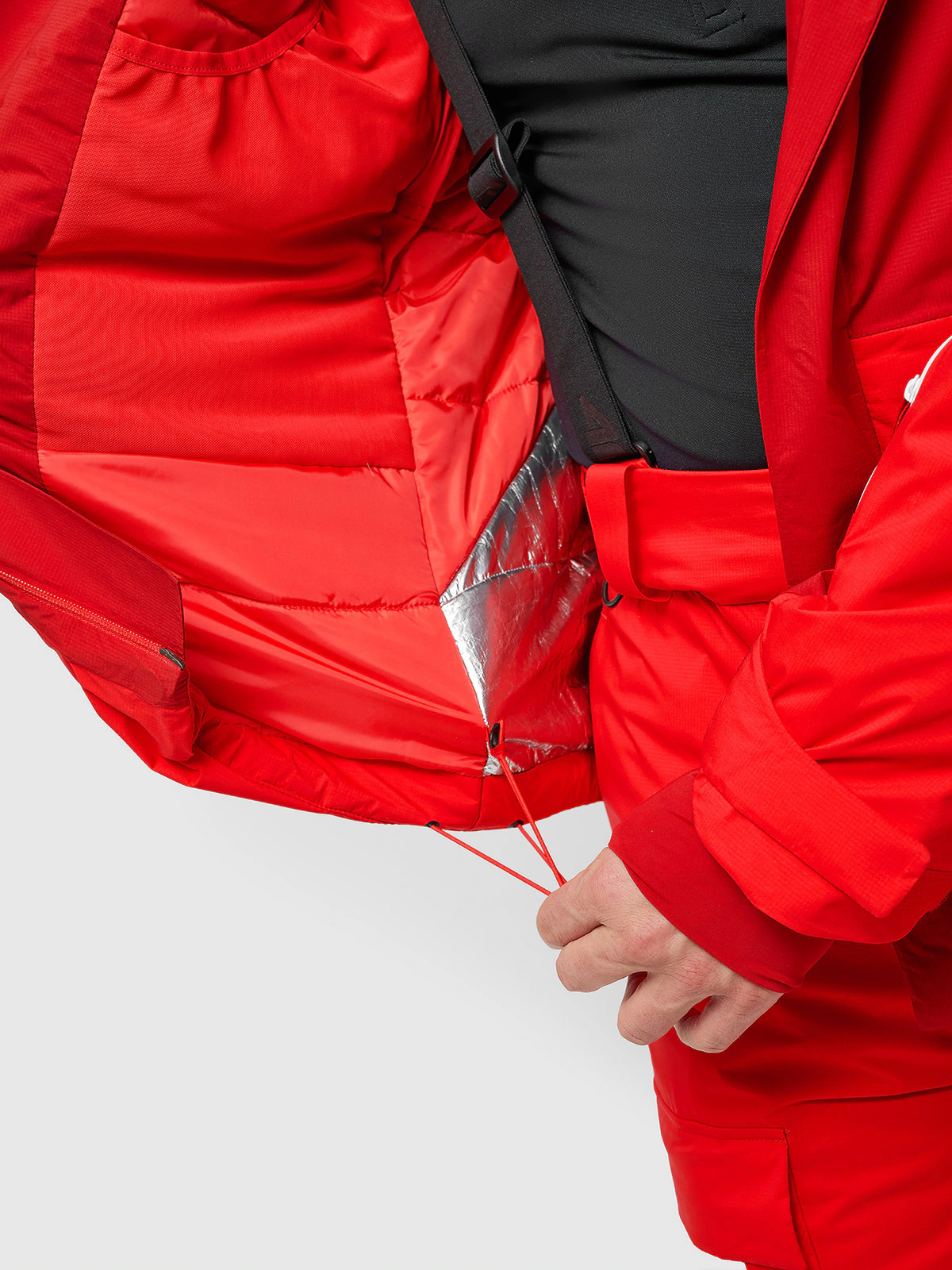 Kurtka narciarska membrana Dermizax 20000 męska - czerwona