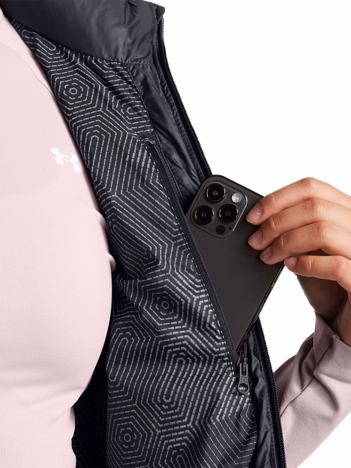 Bezrękawnik damski Under Armour Legend Down Vest - czarny