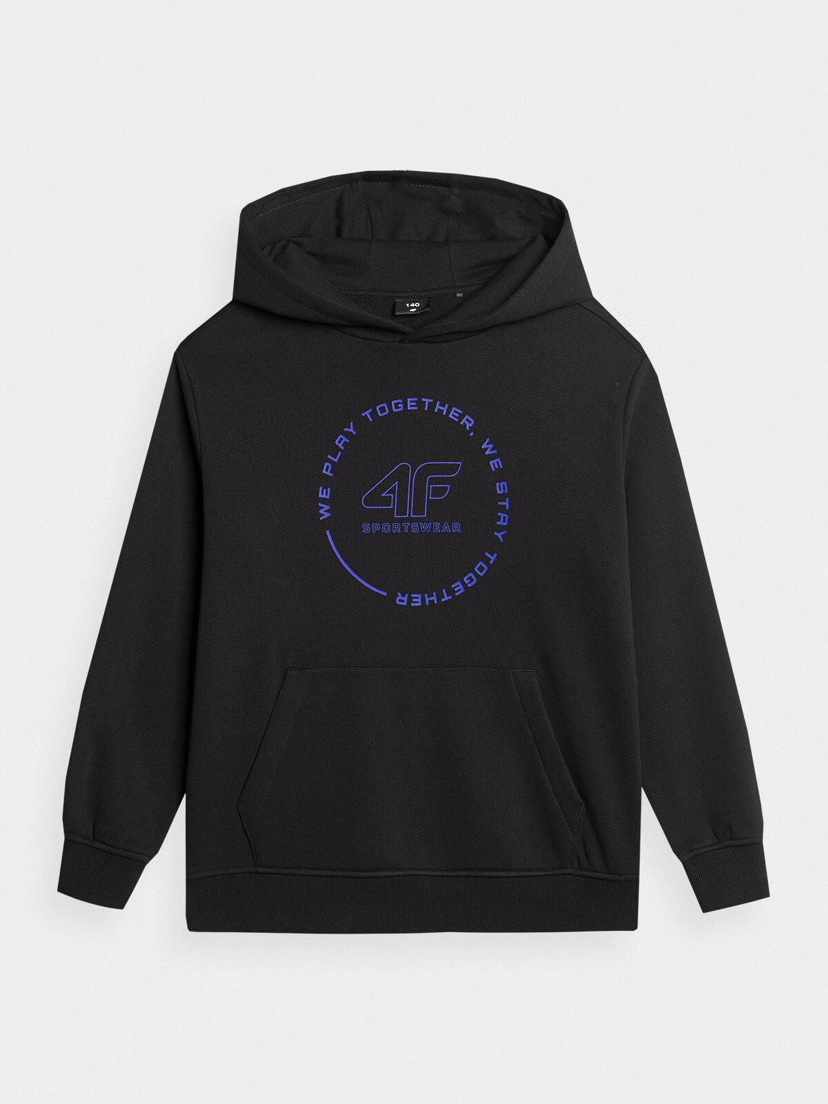Bluza dresowa nierozpinana z kapturem chłopięca