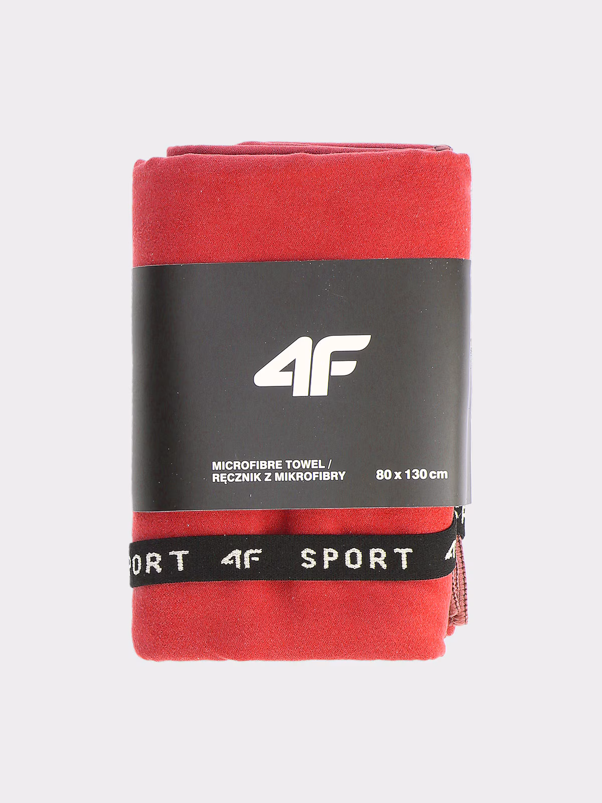 Ręcznik sportowy M  (80 x 130cm)  - czerwony
